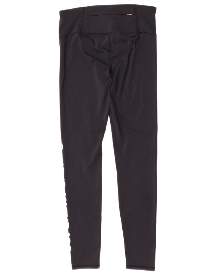 Γυναικεία γραφικά κολάν Superdry UK 14 Medium Black Polyester