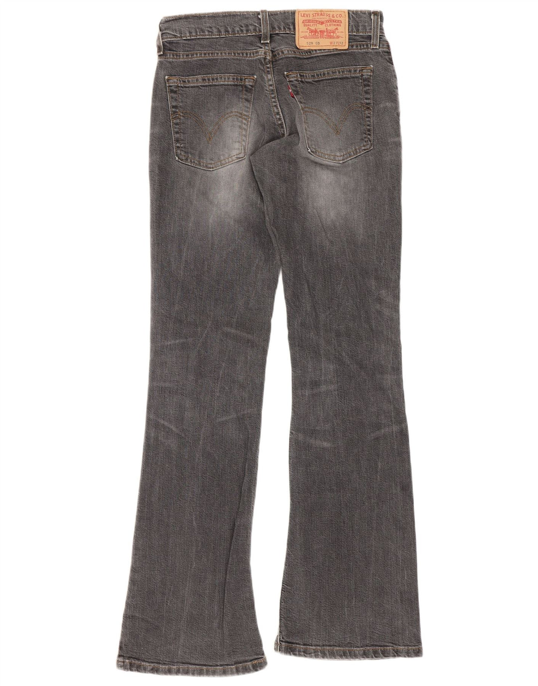 Γυναικείο Levi's 529 Curvy Bootcut Jeans W27 L32 Γκρι βαμβακερό