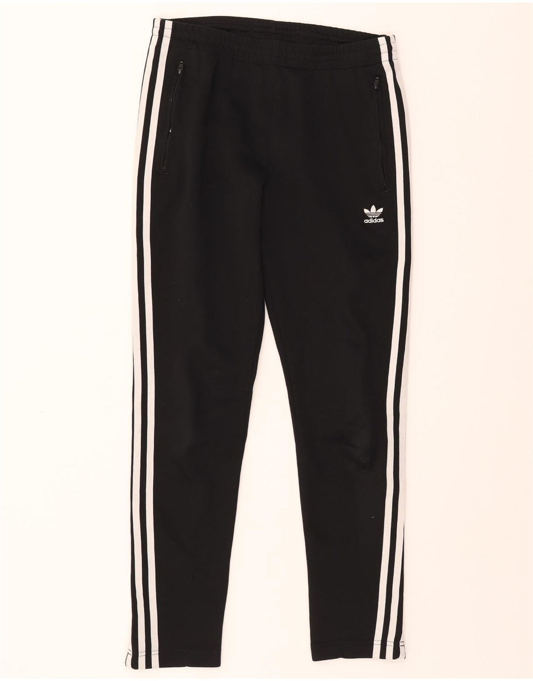 ADIDAS Womens Tracksuit Trousers UK 8 Small  Black Polyester Vintage Adidas and Second-Hand Adidas from Messina Hembry 