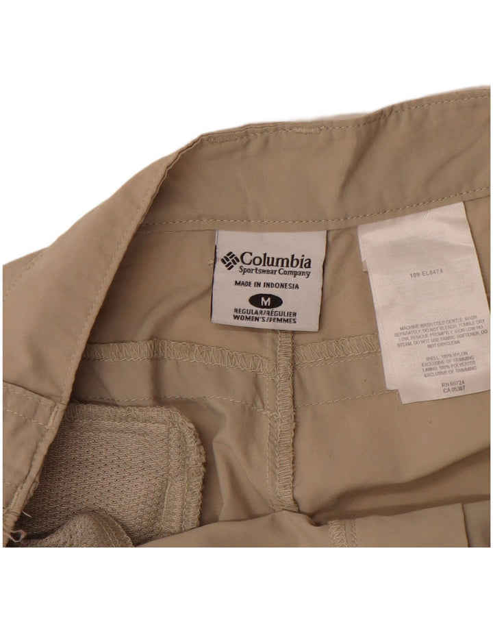 COLUMBIA Womens Straight Cargo Trousers Medium W30 L31 Beige Nylon