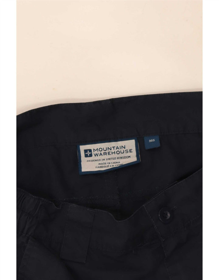 Mountain Warehouse Ανδρικό ίσιο παντελόνι Cargo W30 L29 Navy Blue Polyester