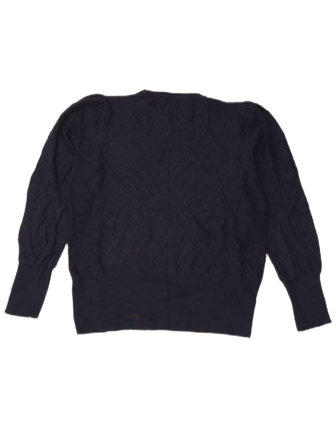 Marks & Spencer Γυναικείο πουλόβερ με λαιμόκοψη UK 14 Medium Navy Blue