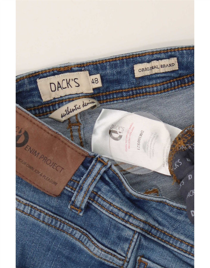 Ανδρικό τζιν Dack's Slim IT 48 Medium W32 L27 Μπλε βαμβακερό