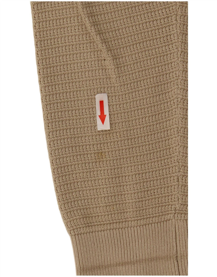 Ανδρικό πουλόβερ Cos Boat Neck Jumper Μικρό Μπεζ βαμβακερό