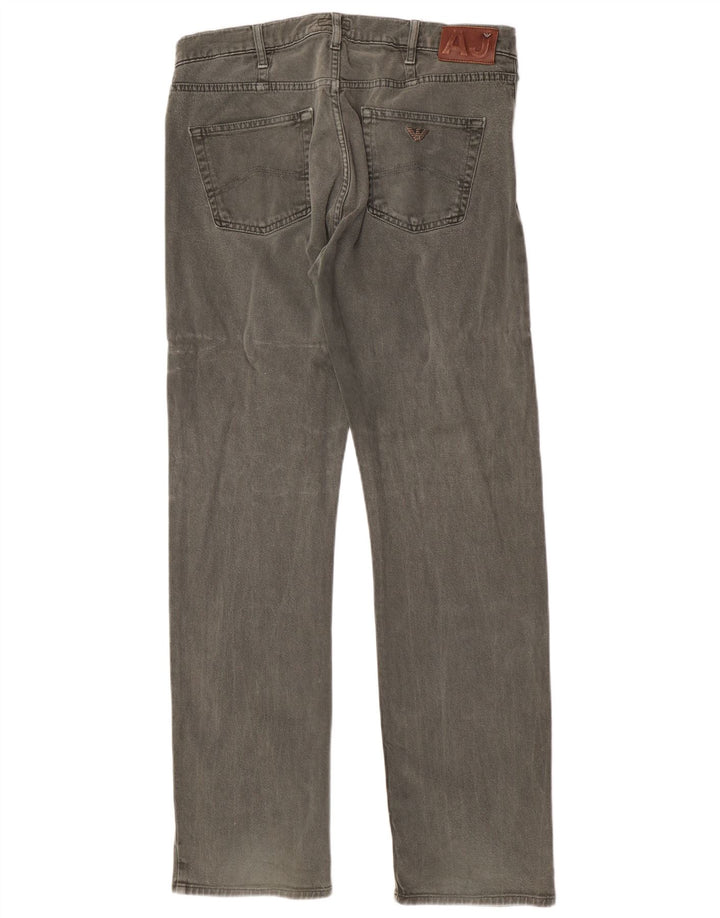Armani Ανδρικό τζιν ίσιο W36 L34 Πράσινο βαμβακερό