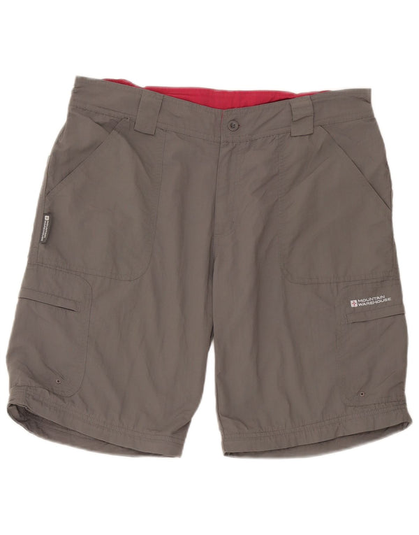 Mountain Warehouse Γυναικείο Σορτς Cargo UK 14 Large W34 Grey Nylon