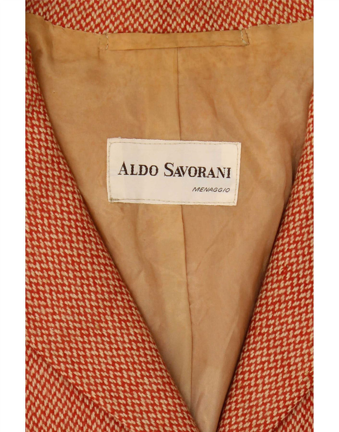 Aldo Savorani Γυναικείο μπλέιζερ με 3 κουμπιά μπουφάν UK 12 μεσαίο ροζ ψαροκόκαλο