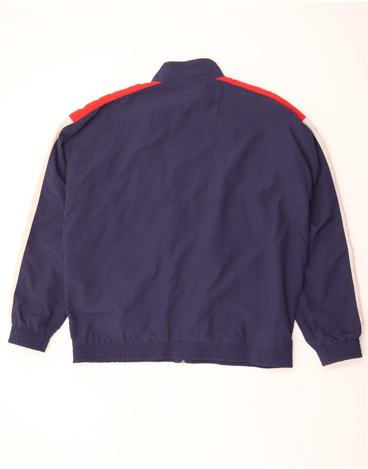 Ανδρική φόρμα γραφικών Fila Top Jacket 2XL Navy Blue Colorblock Polyester