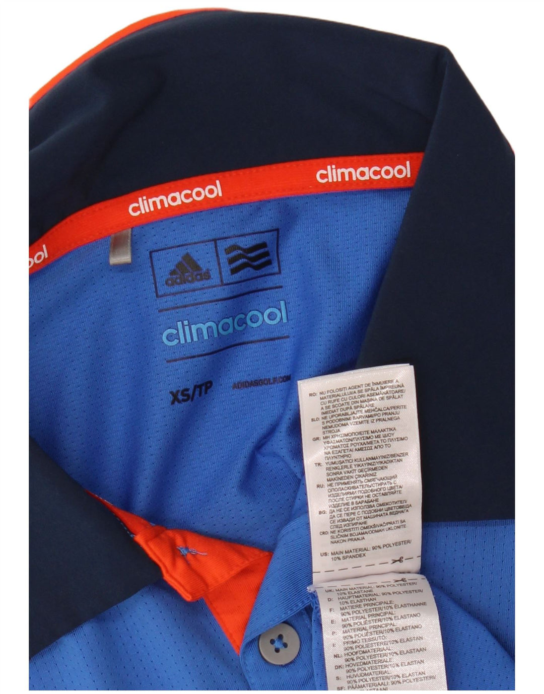 Ανδρικό πουκάμισο ADIDAS Climacool Polo XS Blue Polyester