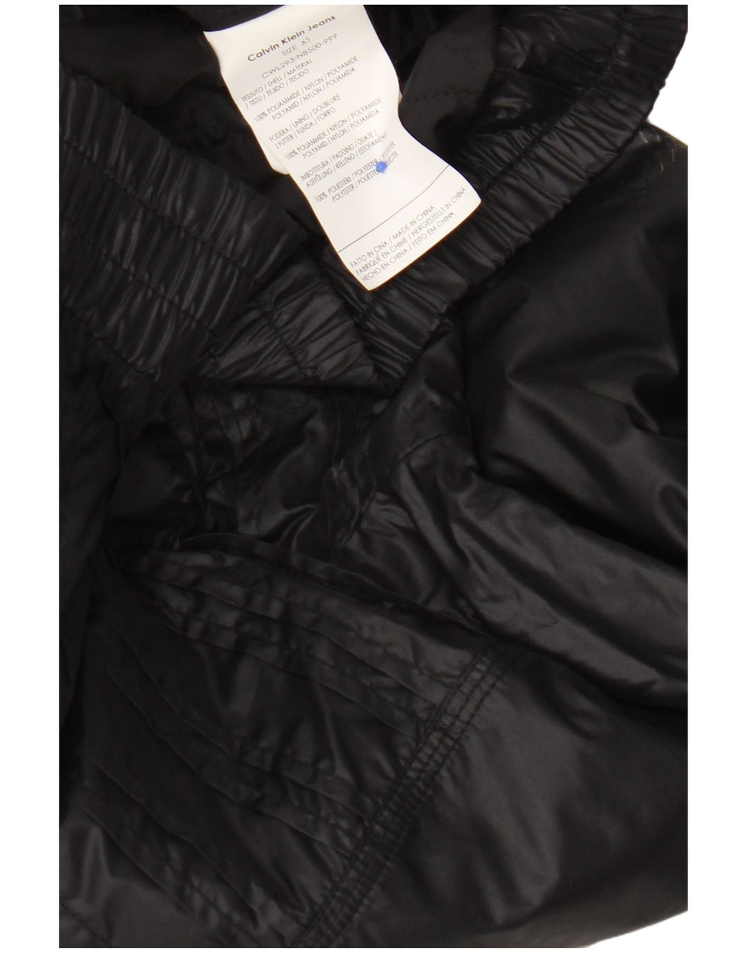 Calvin Klein Γυναικείο μπουφάν UK 6 XS Μαύρο νάιλον