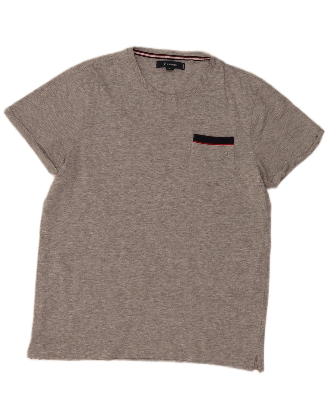 Ανδρικό T-Shirt Kangol Top Large Grey Flecked Cotton