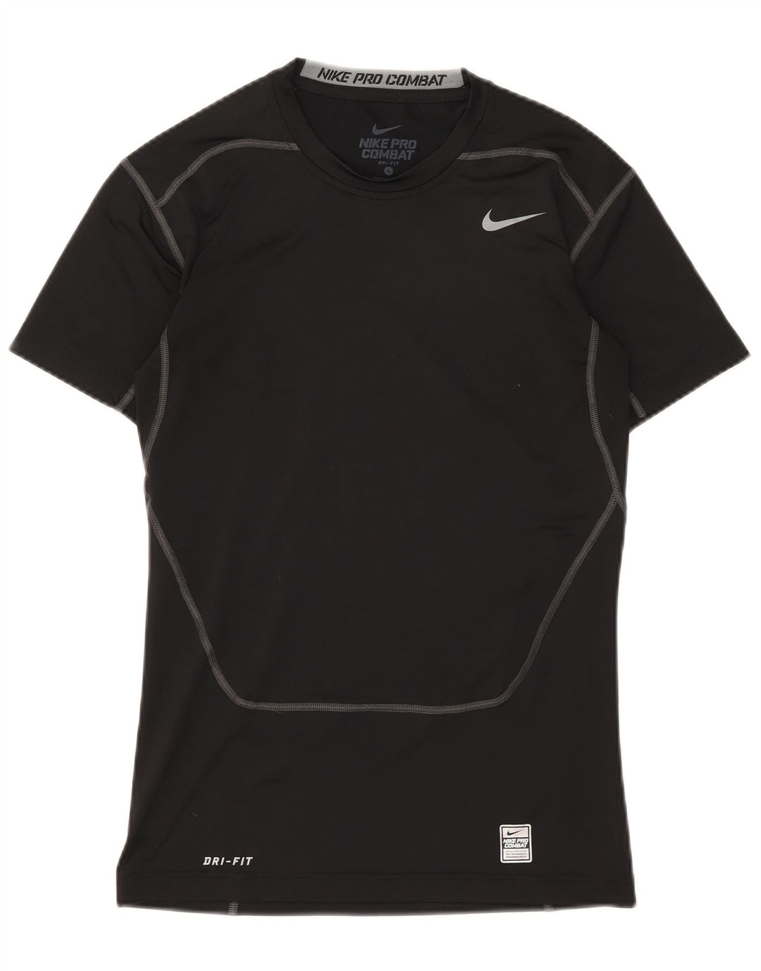 Ανδρικό γραφικό μπλουζάκι NIKE Dri Fit Top Large Μαύρο