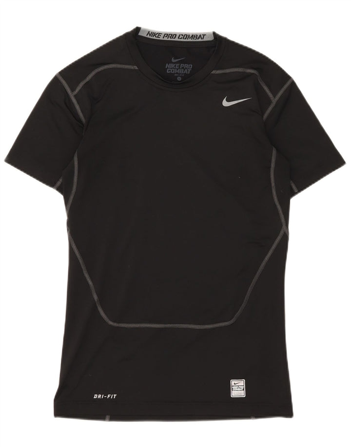 Ανδρικό γραφικό μπλουζάκι NIKE Dri Fit Top Large Μαύρο