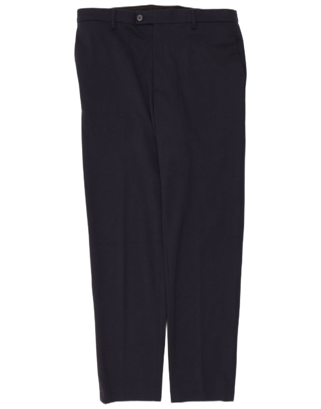 Vintage ανδρική φόρμα 2 κουμπιών IT 54 2XL W34 L30 Navy Blue Polyester