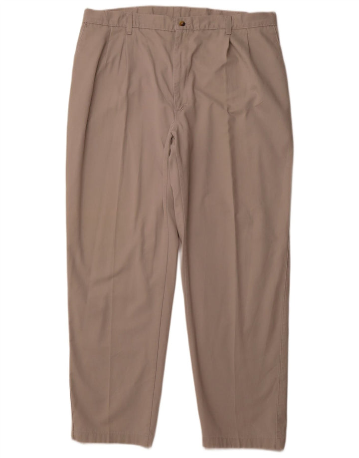 WRANGLER Ανδρικό παντελόνι Chino με καρφίτσες ξύλου Creek W42 L32 Μπεζ βαμβακερό
