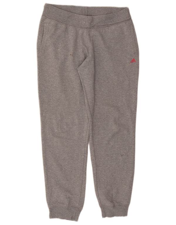 Adidas Γυναικεία φόρμα Climalite Παντελόνια Joggers UK 12/14 Medium Grey