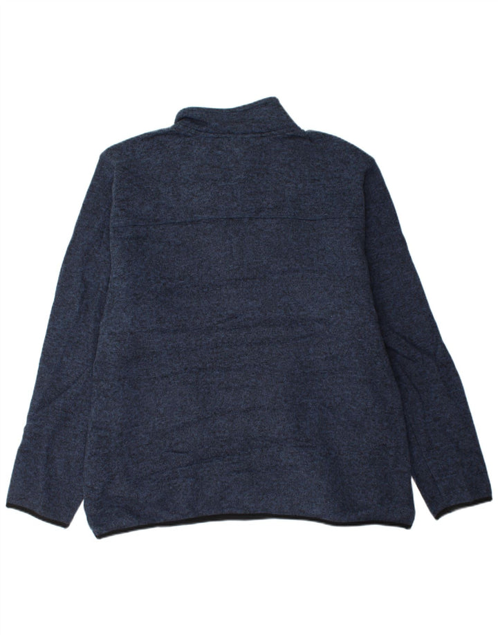 EDDIE BAUER Ανδρικό φούτερ με φερμουάρ Jumper 2XL Navy Blue Flecked