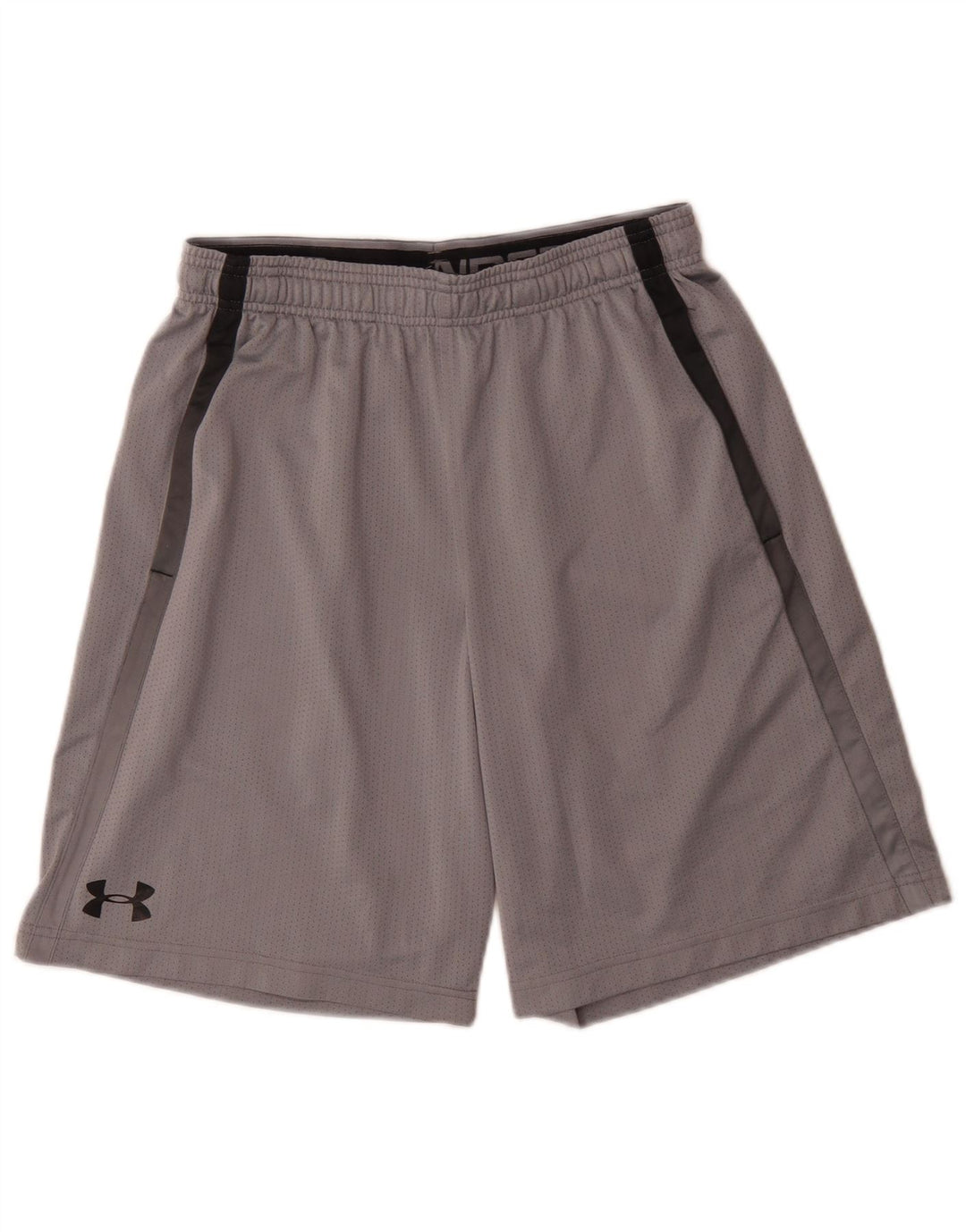 Ανδρικό αθλητικό σορτς με χαλαρή εφαρμογή Under Armour, μεσαίου γκρι, αθλητικό από πολυεστέρα