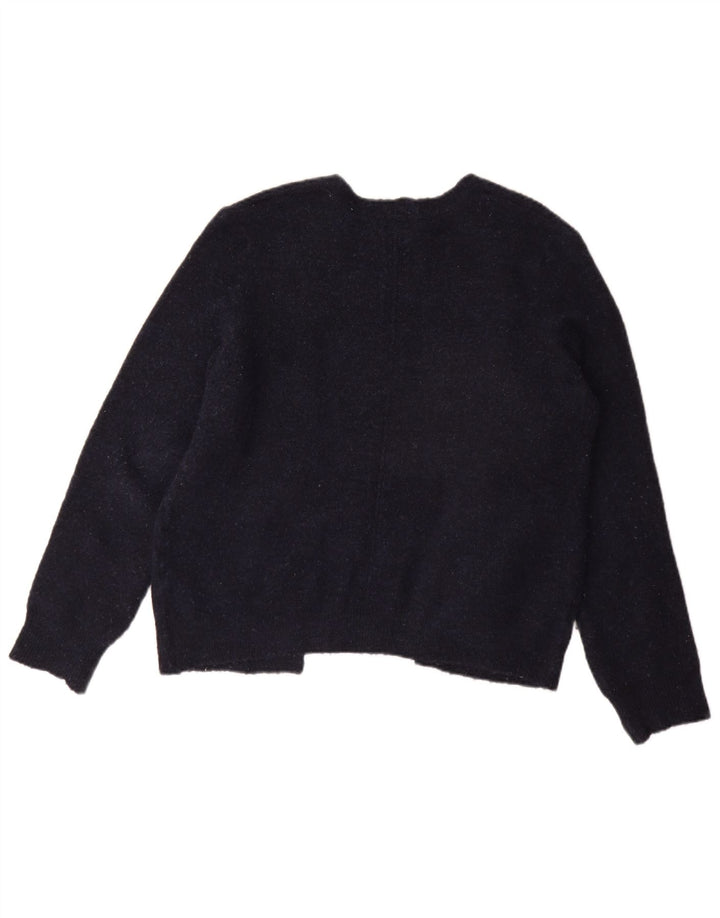 Fat Face Γυναικείο πουλόβερ με ανοιχτή ζακέτα UK 8 Small Navy Blue