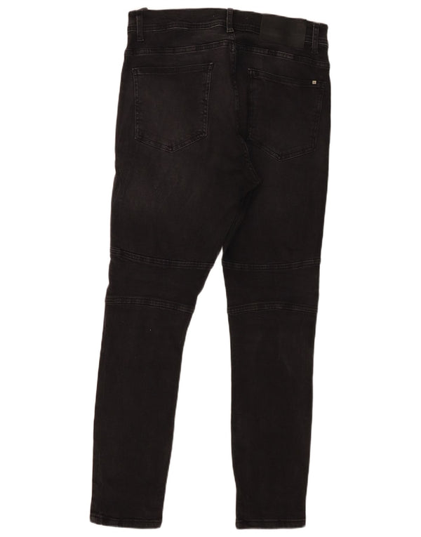 Ανδρικό Skinny Jeans Zara EU 42 Large W32 L28 Μαύρο βαμβακερό