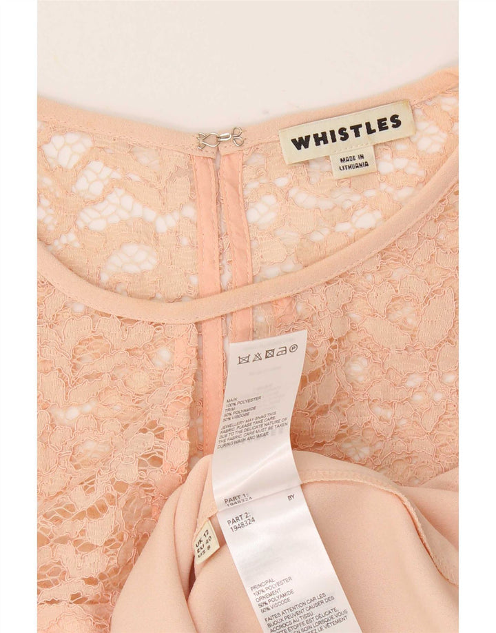 Γυναικεία μπλούζα Whistles Top UK 14 Medium Pink Polyester