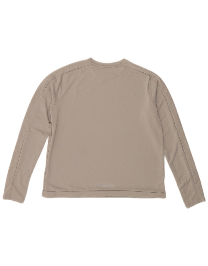 Γυναικείο τοπ Nike μακρυμάνικο UK 16 Large Grey