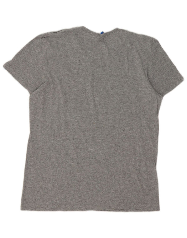 Ανδρικό γραφικό T-Shirt Adidas Top Small Grey Flecked