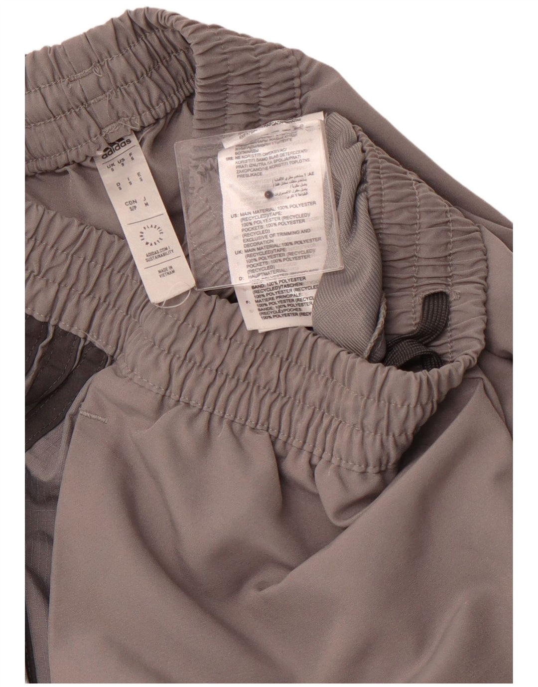 Γυναικεία αθλητική φόρμα ADIDAS Παντελόνι Joggers UK 10 Small Grey Polyester