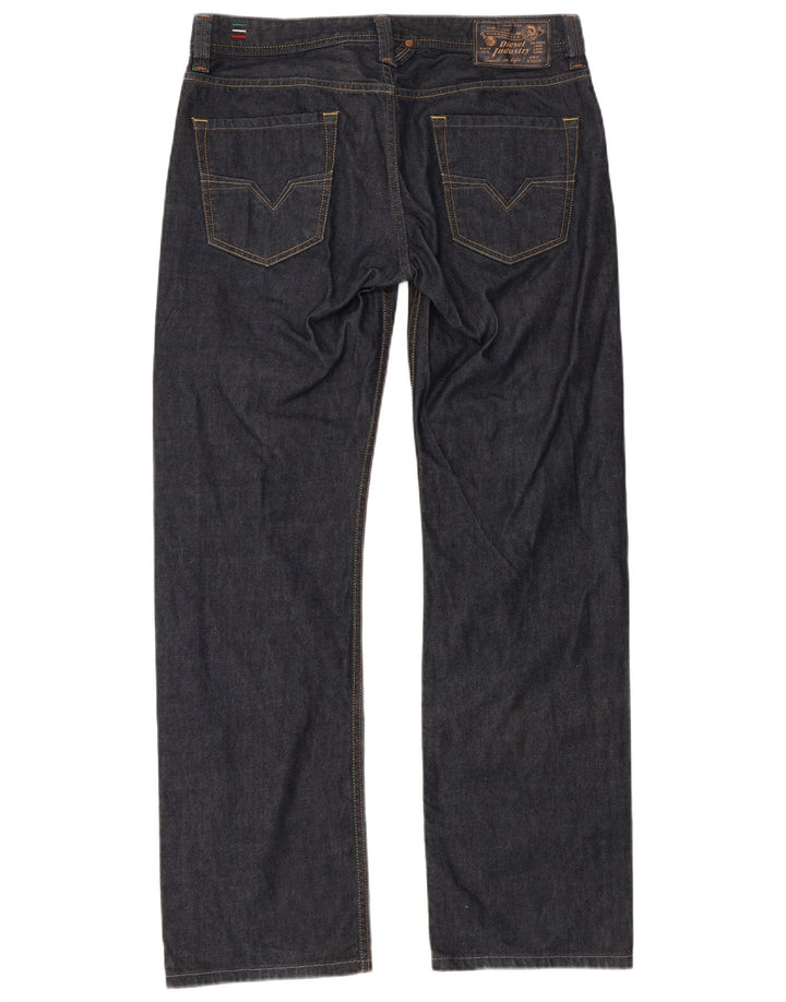 DIESEL Ανδρικό Larkee Regular Fit Straight Jeans W32 L32 Navy Blue Cotton