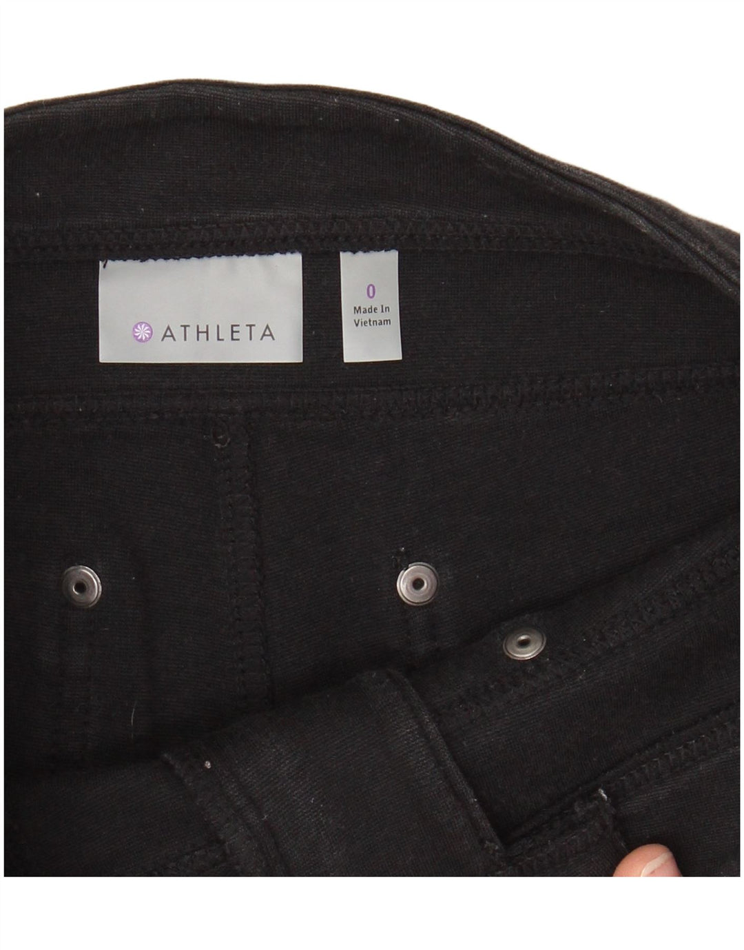 ATHLETA Γυναικείο Skinny Παντελόνι Cargo US 0 XS W28 L27 Μαύρο βαμβακερό