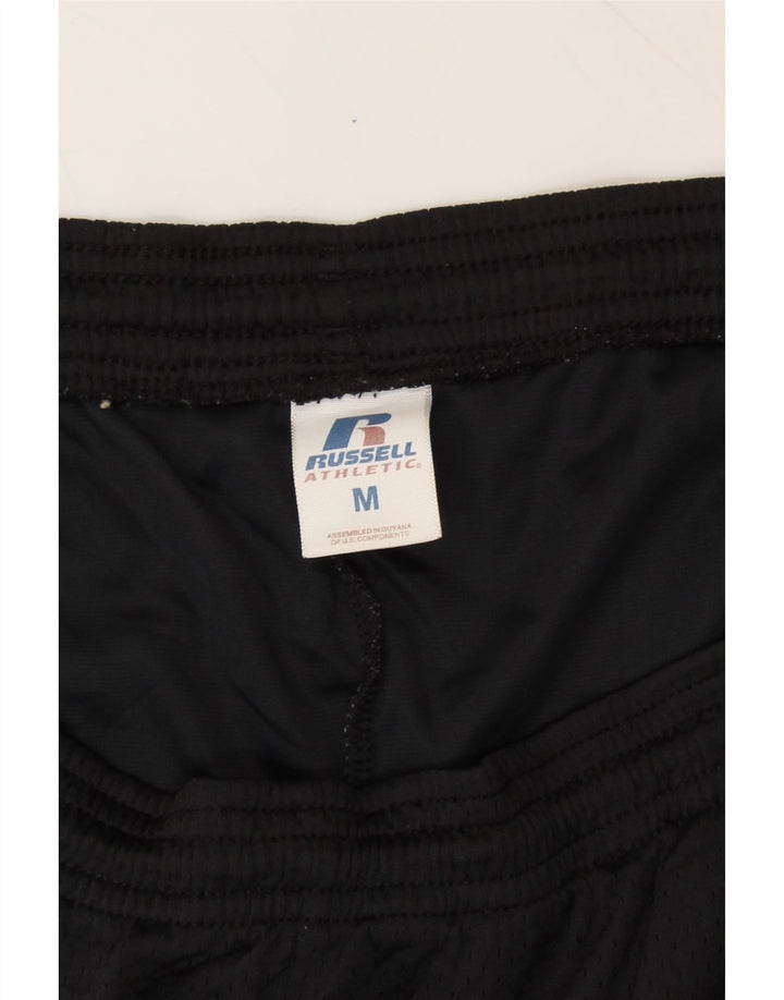 RUSSELL ATHLETIC Mens Sport Shorts Medium  Black Nylon Vintage Russell Athletic and Second-Hand Russell Athletic from Messina Hembry 