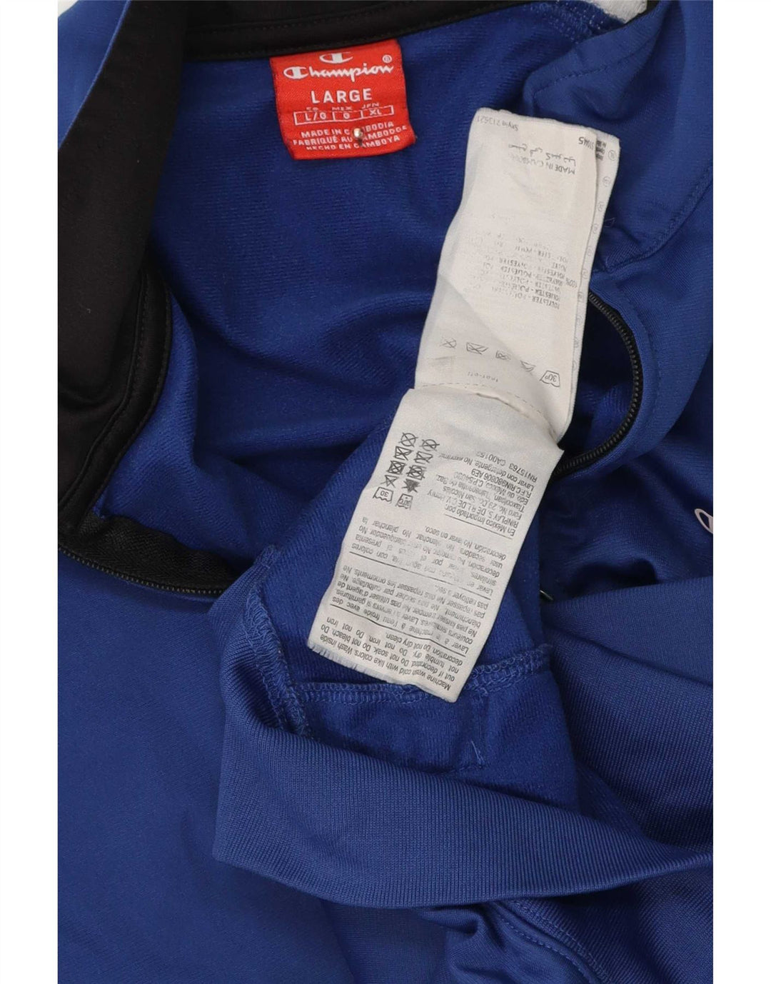 Ανδρική φόρμα Champion Graphic Top Jacket Large Blue Colorblock Polyester