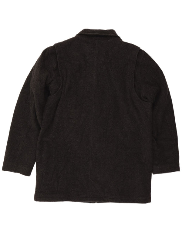 L.L.Bean Ανδρικό Πανωφόρι UK 40 Large Grey Wool