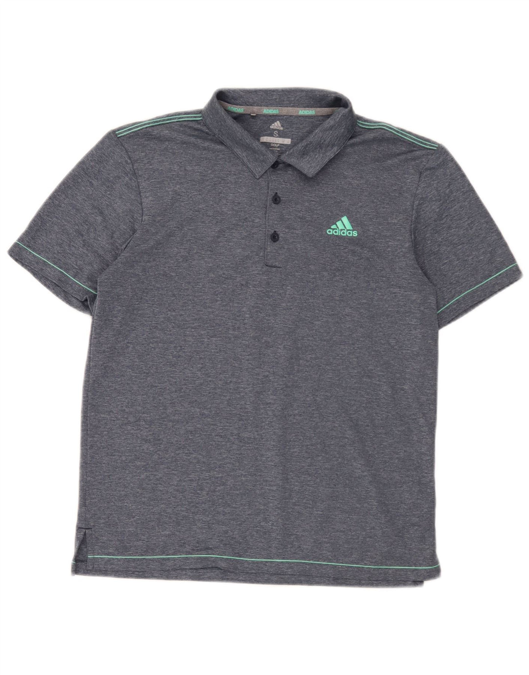 Ανδρικό πουκάμισο Adidas Golf Polo Μικρό Μπλε Πολυεστέρας