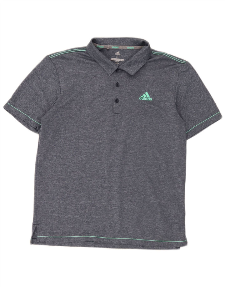 Ανδρικό πουκάμισο Adidas Golf Polo Μικρό Μπλε Πολυεστέρας