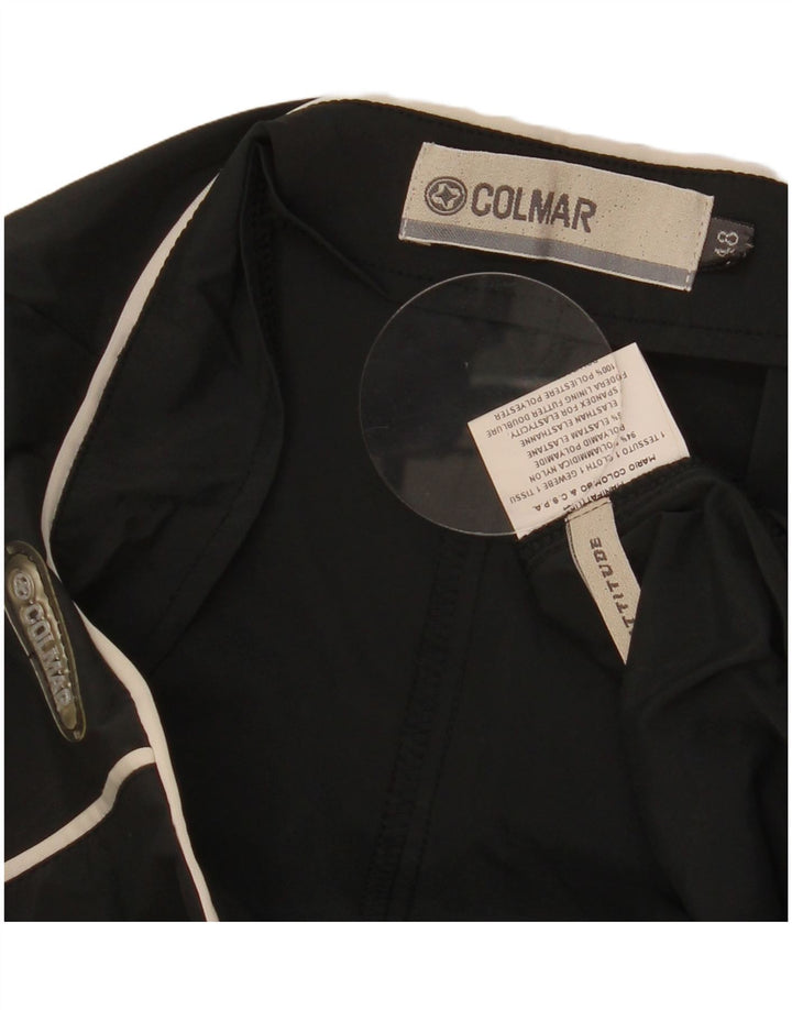 Colmar Γυναικείο Cropped Παντελόνι IT 48 XL W34 L24 Μαύρο Πολυαμίδιο