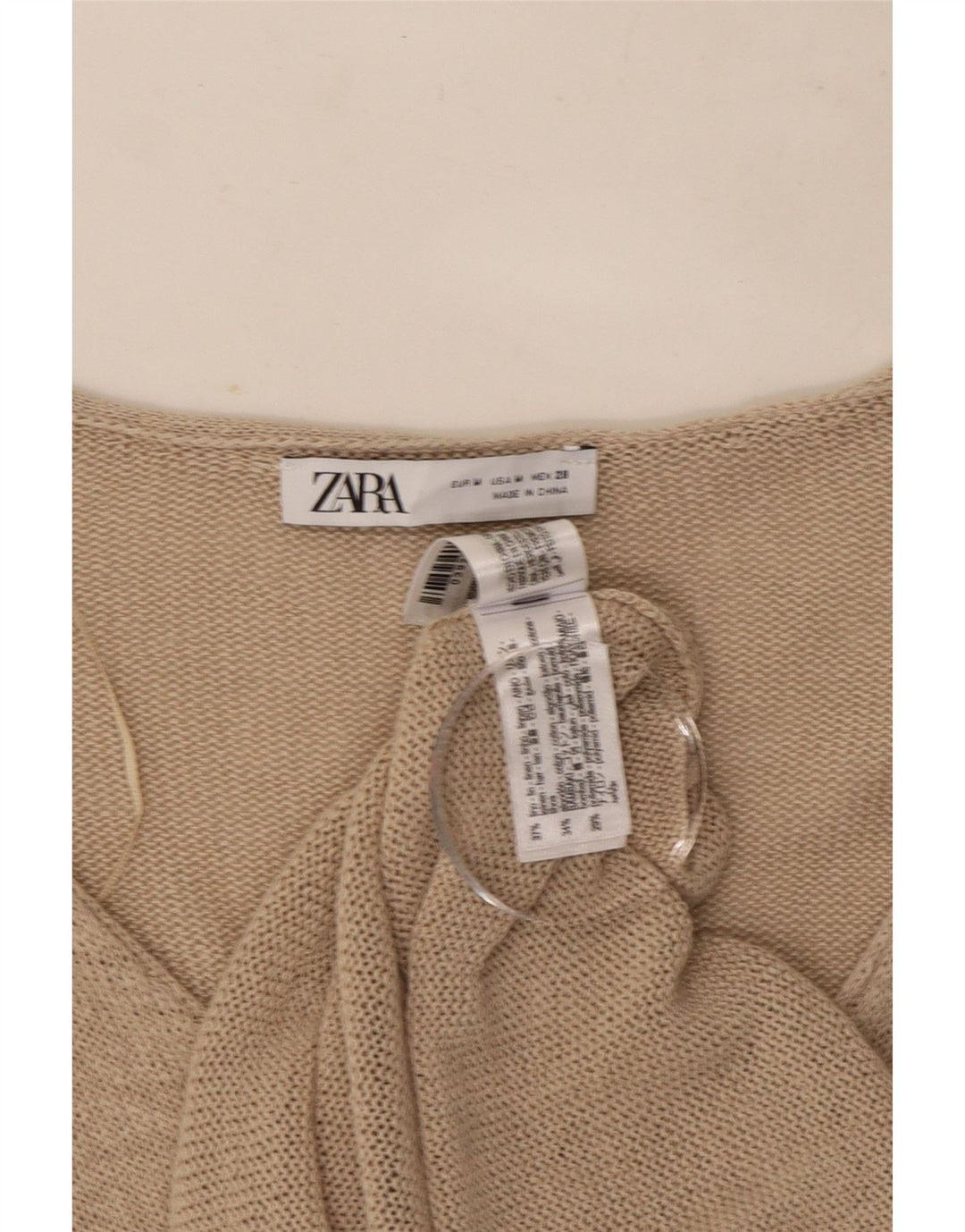 Ζακέτα Zara Γυναικεία Ζακέτα UK 14 Medium Beige Λινό
