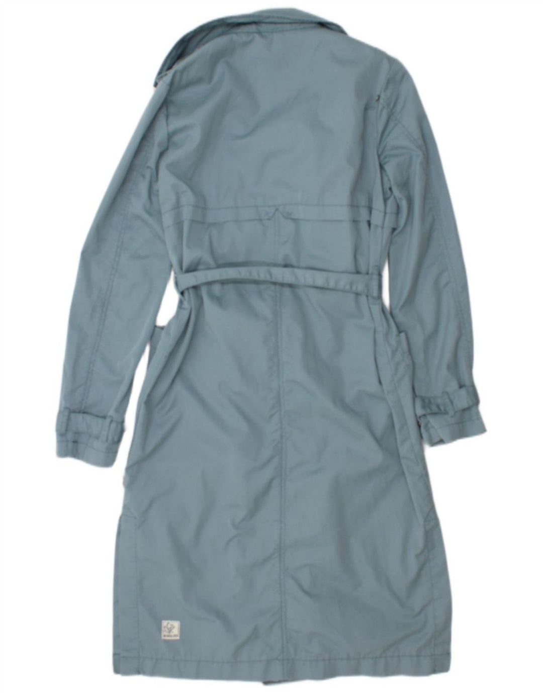 KHUJO Γυναικεία καμπαρντίνα UK 10 Small Blue Cotton