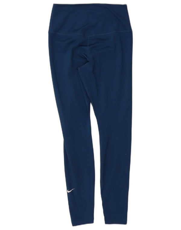 Γυναικεία κολάν Nike Dri Fit UK 8 Small Navy Blue Polyester