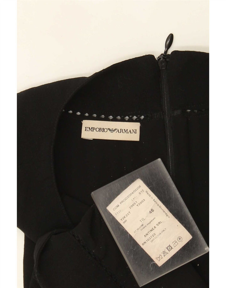 Emporio Armani Γυναικείο Κάλπον Κάλτερ IT 46 Large Black Wool