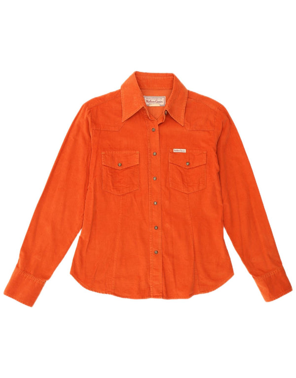 Γυναικείο μακρυμάνικο πουκάμισο Marlboro Classics UK 10 Small Orange Classic