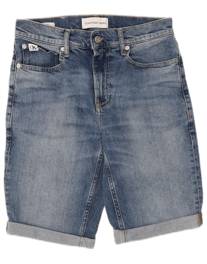 Ανδρικό τζιν σορτς CALVIN KLEIN W29 Μικρό μπλε βαμβακερό