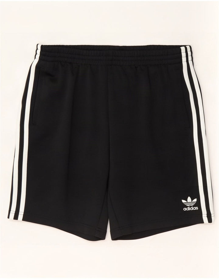Ανδρικό αθλητικό σορτς Adidas μεγάλο μαύρο πολυεστέρα