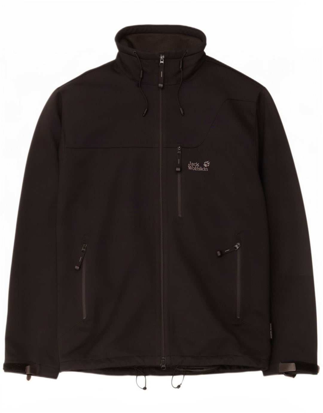 Jack Wolfskin Ανδρικό Ανεμοδράστη Μπουφάν UK 48 2XL Μαύρο Πολυεστέρας