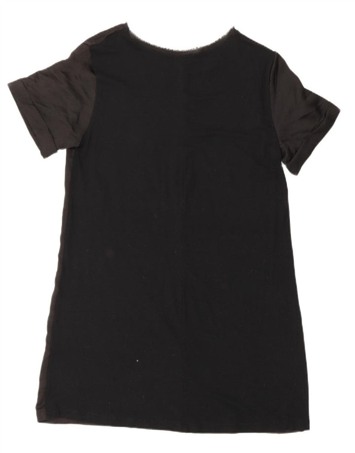 ZARA Womens Basic Dress UK 10 Small Black