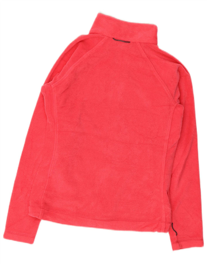 Columbia Γυναικείο Fleece Jacket UK 12 Medium Red Polyester