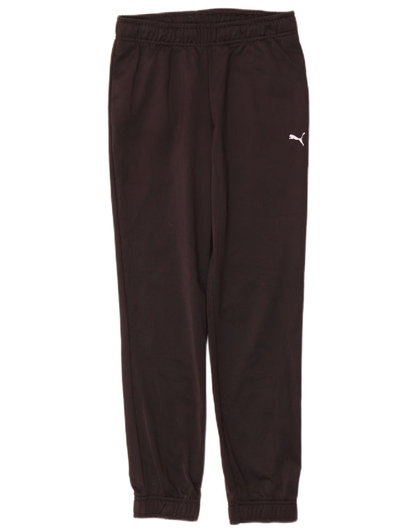 PUMA Boys Tracksuit Trousers Joggers 11-12 Years Μαύρο Πολυεστέρα