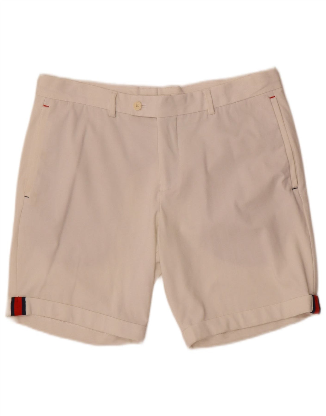Zara Ανδρικό σορτς Chino EU 42 Large W32 Λευκό