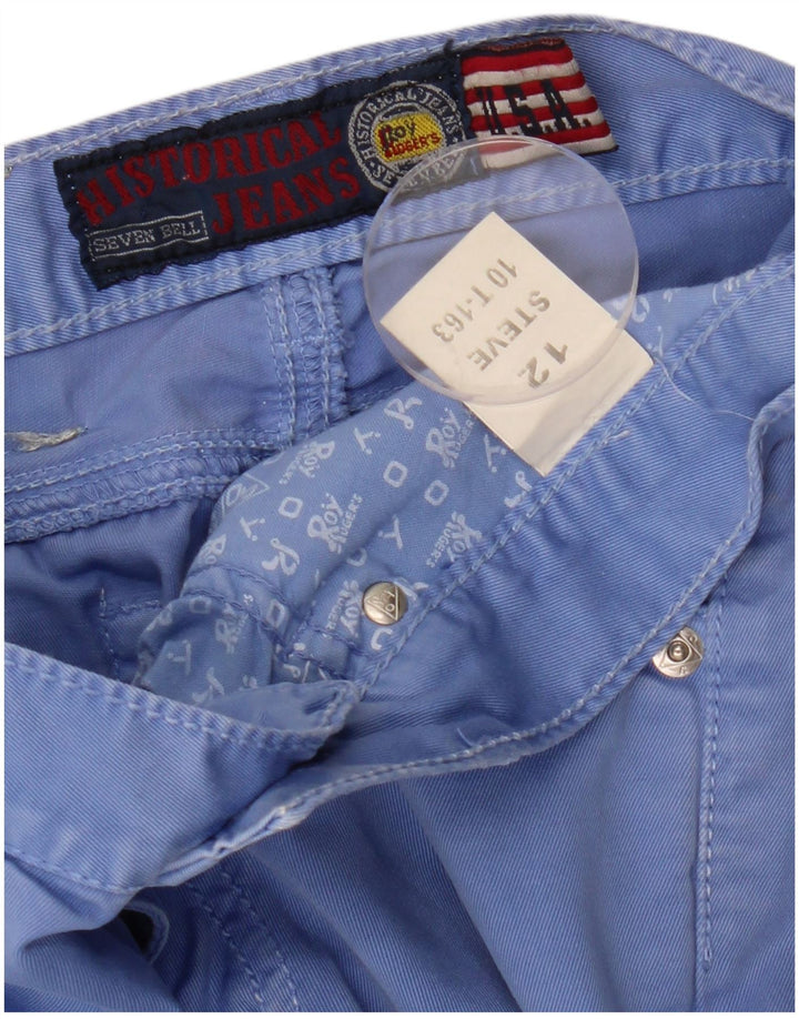 ROY ROGERS Boys Seven Bell Slim Casual Παντελόνι 11-12 ετών W27 L29 Μπλε
