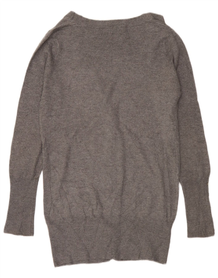 Zara Γυναικείο πουλόβερ UK 12 Medium Grey Rayon